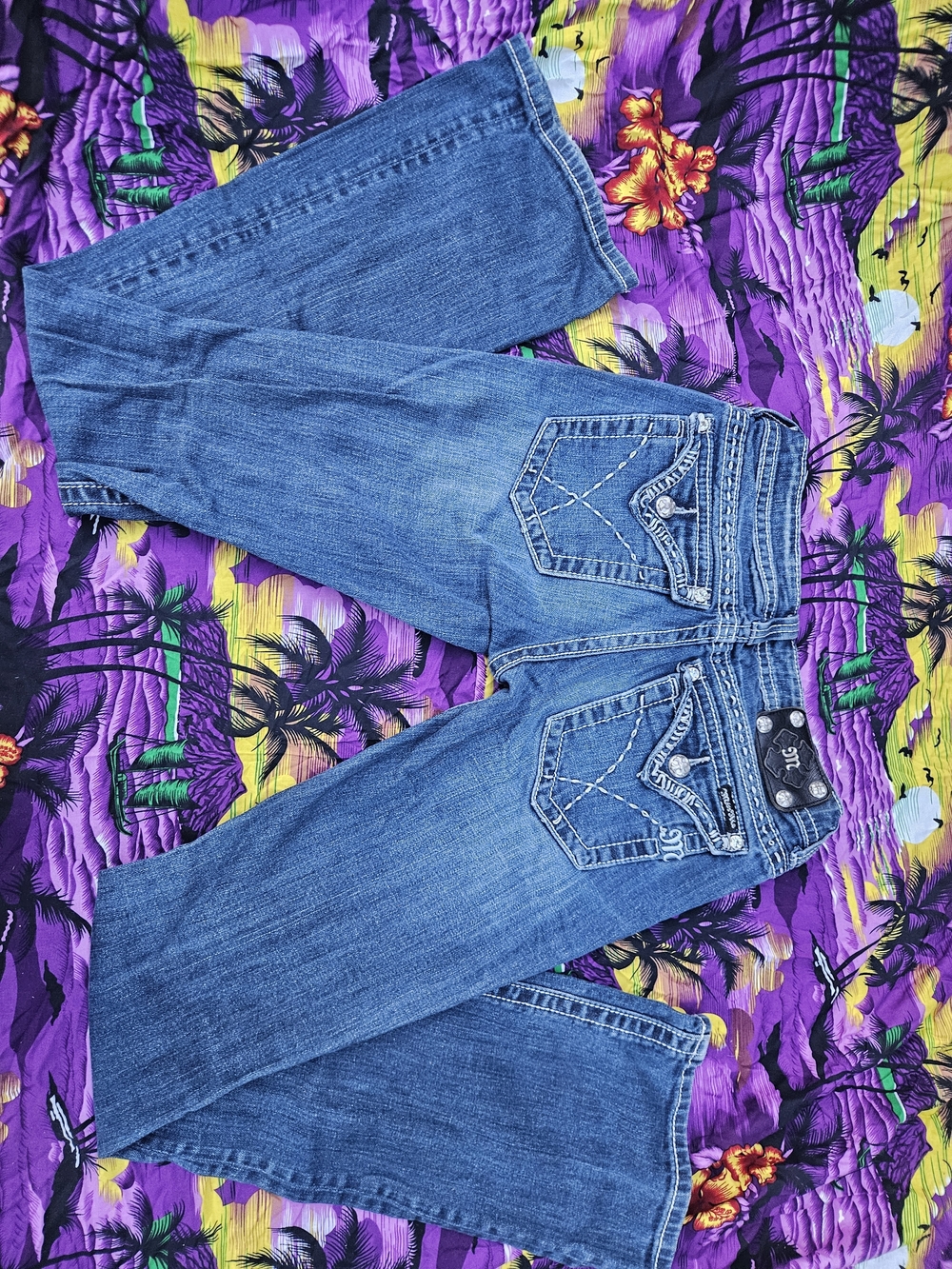 Miss Me Boot Cut Jeans - Picture 2 of 6